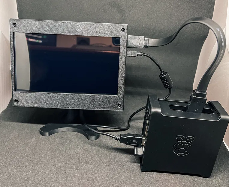 Giá đỡ màn hình cho Raspberry Pi kiểu máy tính mini - Image 3