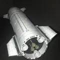 Bộ phận động cơ Starship S24 từ mô hình giấy 3D - Thumbnail 1