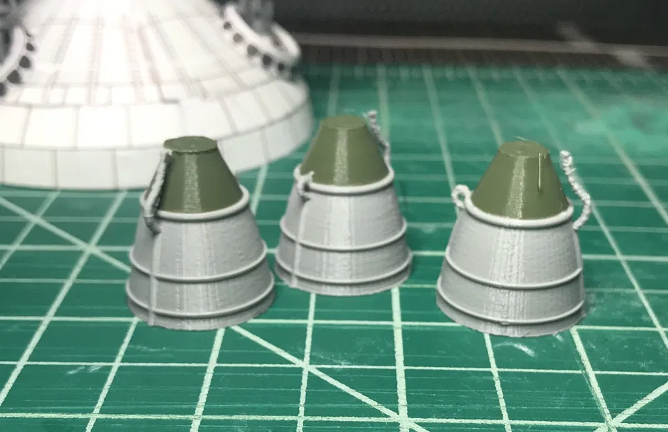 Bộ phận động cơ Starship S24 từ mô hình giấy 3D - Image 7