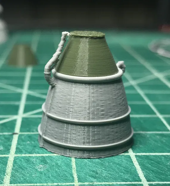 Bộ phận động cơ Starship S24 từ mô hình giấy 3D - Image 8