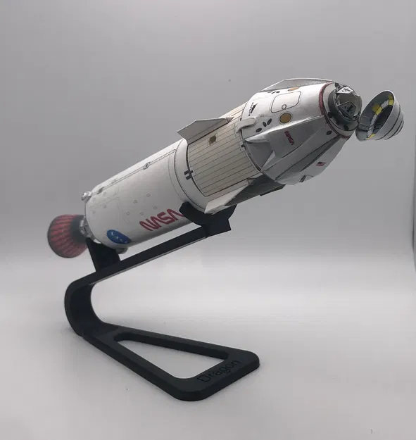 Giá đỡ mô hình SpaceX Dragon và giai đoạn thứ hai - Image 1