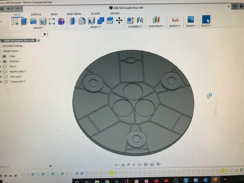 Bộ phận động cơ Starship S24 từ mô hình giấy 3D - Image 11