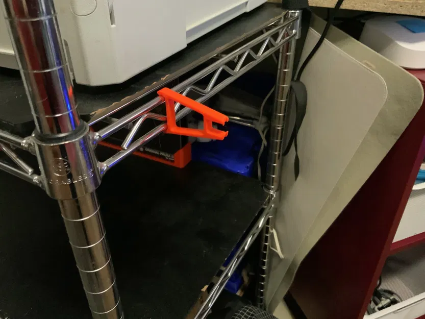 Giá đỡ ống Bowden cho kệ IKEA Skadis hoặc kệ dây - Image 2