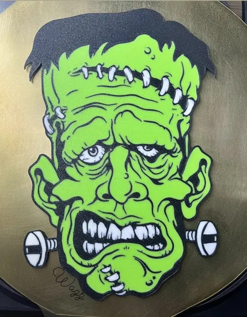 Nhân vật quái vật Freaky Franky độc đáo cho in 3D - Image 1