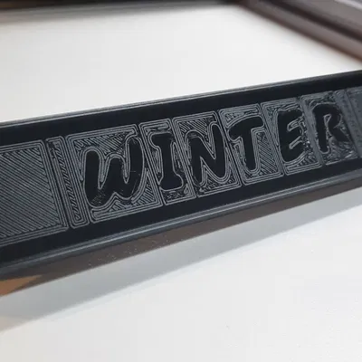 Chữ cái đơn cho khuôn đúc mô-đun KloetzchenART