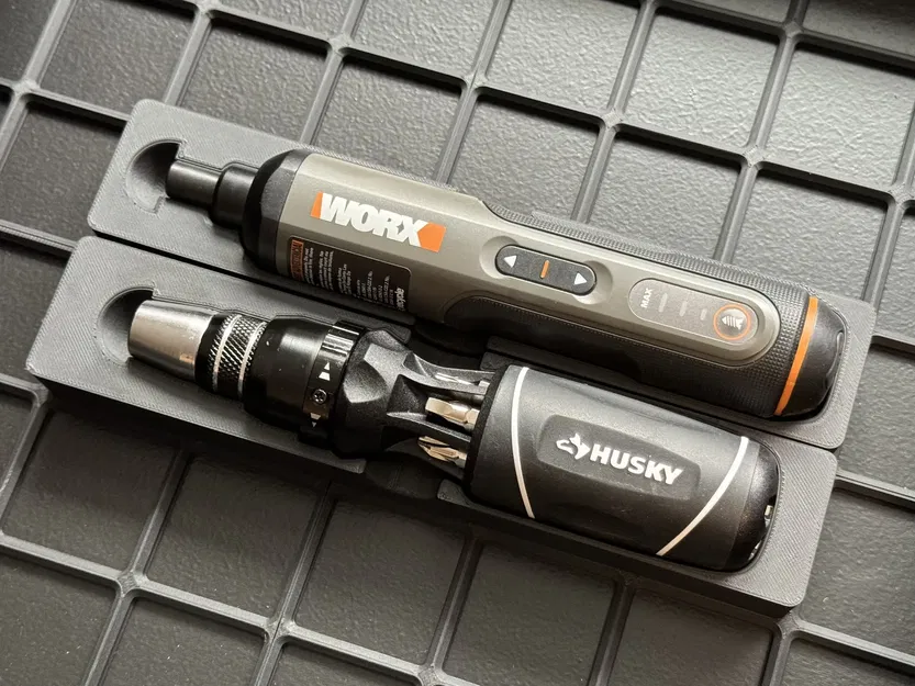 Giá đỡ dụng cụ Gridfinity cho tua vít Husky 12 trong 1 - Image 4