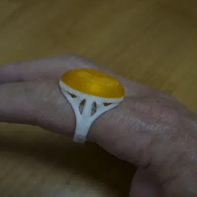 Nhẫn quyền lực thiết kế theo phong cách tiên cá