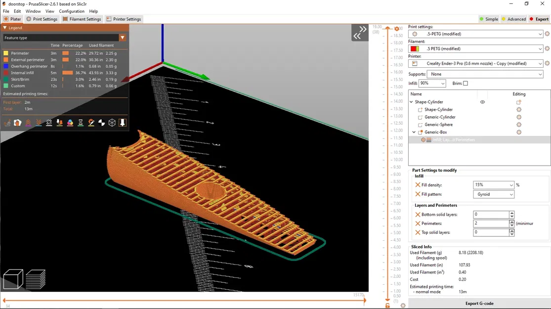 Cái chặn cửa kỳ lạ làm từ Prusa 2.6 - Image 1