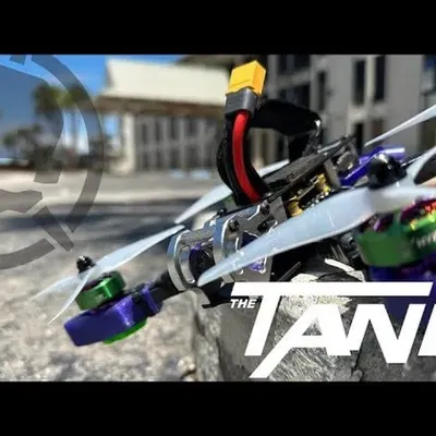 Khung máy bay drone Tanq của Let's Fly RC - Rotor Riot