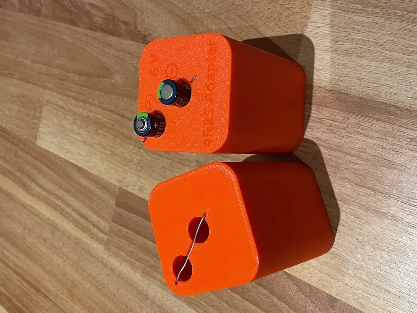 Bộ chuyển đổi AA thành pin khối 6V cho đèn pin - Image 1