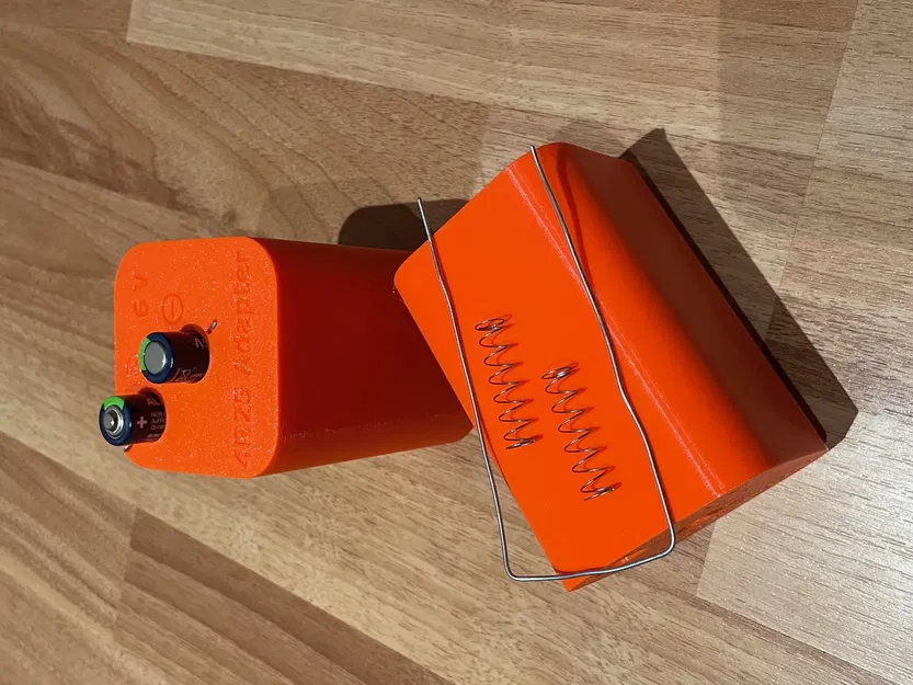 Bộ chuyển đổi AA thành pin khối 6V cho đèn pin - Image 2