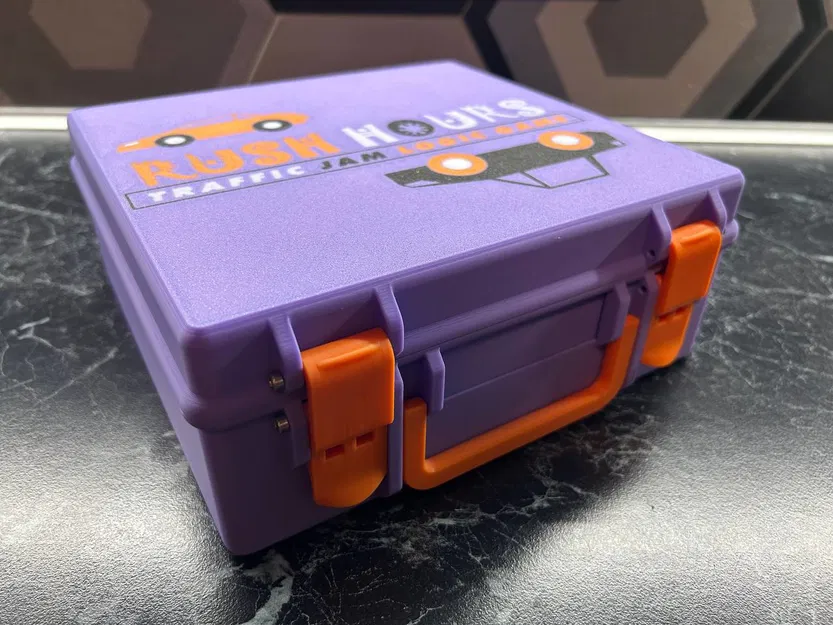 Hộp lưu trữ cho trò chơi logic Rush Hour với ô tô - Image 1