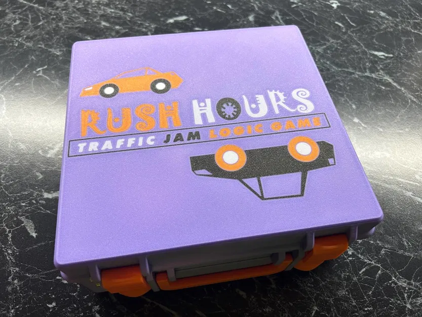 Hộp lưu trữ cho trò chơi logic Rush Hour với ô tô - Image 2