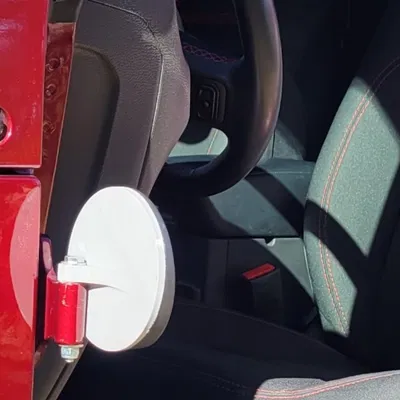 Giá đỡ gương cho Jeep khi tháo cửa