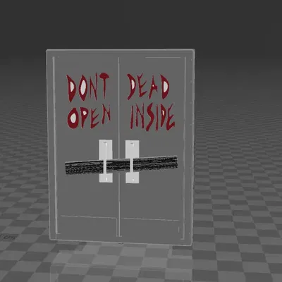 Bịt cửa Walking Dead độc đáo cho fan hâm mộ