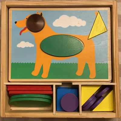 Đĩa thay thế cho bộ khối mẫu Melissa và Doug cho trẻ mới bắt...