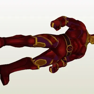 Nhân vật Colossus trong Xmen với thiết kế 3D chi tiết