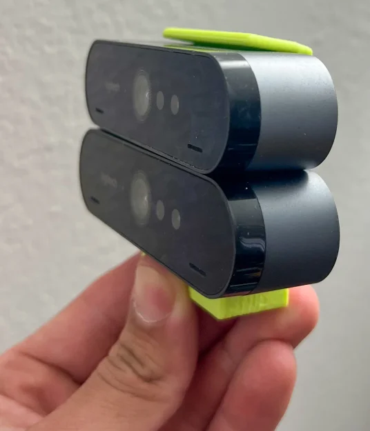 Giá đỡ chân máy đôi cho webcam Logitech Brio - Image 1