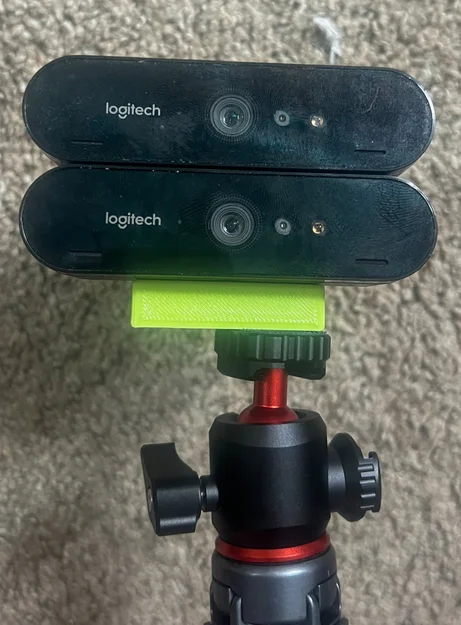 Giá đỡ chân máy đôi cho webcam Logitech Brio - Image 3