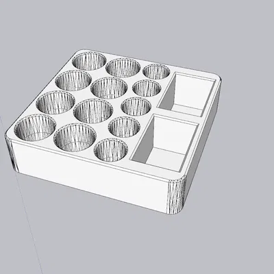 Hộp đựng pin 8xAA 5xAAA và 2x9v