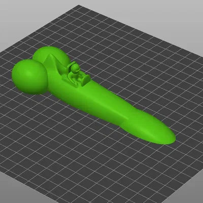 Giá đỡ cửa hình xe đua ba bánh