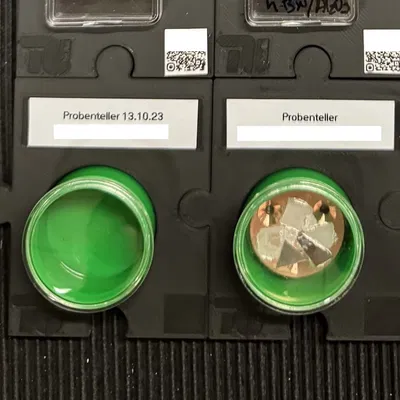 Hộp mẫu khoa học tròn 30.5mm SLSBPP - 1x1 mảnh