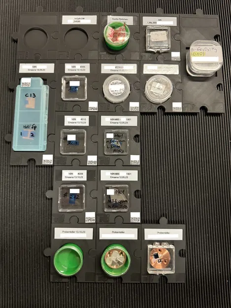 Hộp mẫu khoa học tròn 30.5mm SLSBPP - 1x1 mảnh - Image 2