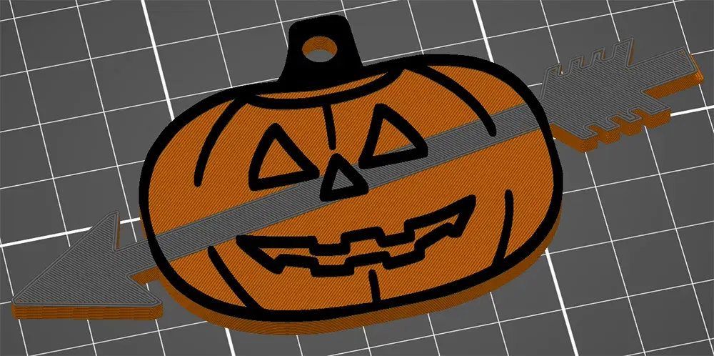 Thẻ/Chìa khóa quiver bắn cung hình bí ngô - Image 1