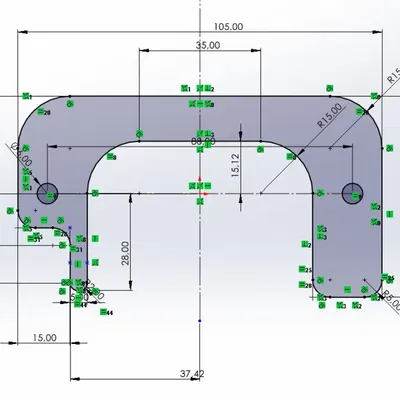 Giá đỡ thay thế cho chắn bùn sau xe đạp điện gập Devron X3