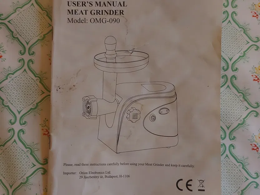 Phụ kiện thay thế cho máy xay thịt ORION OMG-090 - Image 5