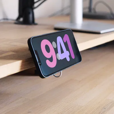 Kẹp sạc Magsafe cho iPhone trên bàn làm việc