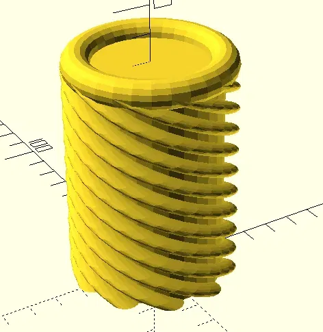 Bình hoa xoắn ốc độc đáo làm giá đỡ bút - Image 2
