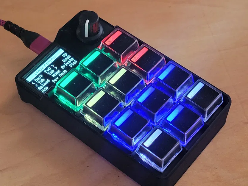 Vỏ và phím bấm cho Adafruit Macropad - Image 1