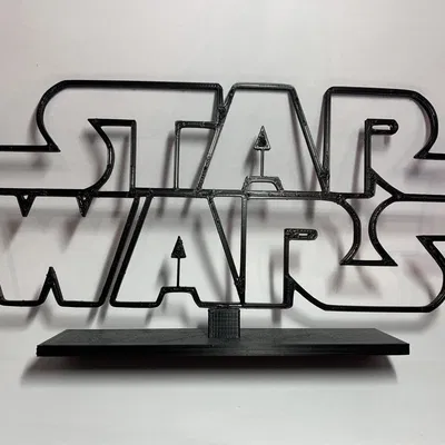 Nghệ thuật chữ 3D Star Wars độc đáo