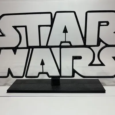 Nghệ thuật chữ 3D Star Wars độc đáo