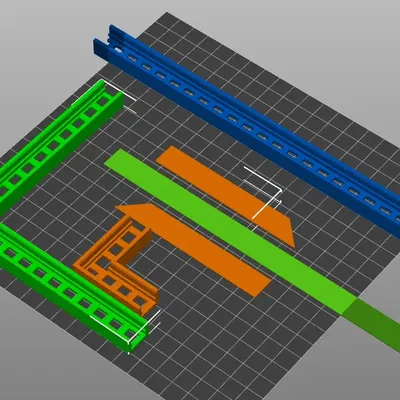 Giá đỡ đèn LED hình chữ nhật nhỏ gọn