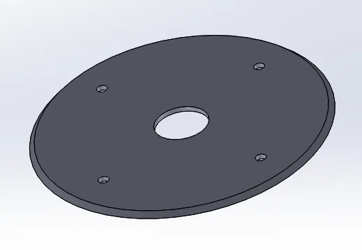 Nắp hộp trung tâm trần châu Âu với hoa văn vít 80mm - Image 1