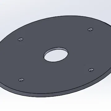 Nắp hộp trung tâm trần châu Âu với hoa văn vít 80mm