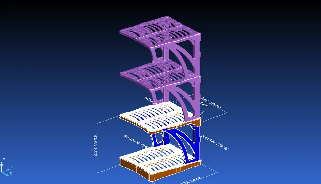 Giá để giày xếp chồng mô-đun - Image 3