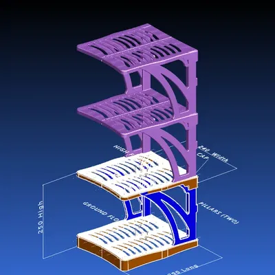 Giá để giày xếp chồng mô-đun