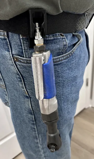 Giá đỡ công cụ treo dây khí 1/4 inch nam kết nối nhanh - Image 4