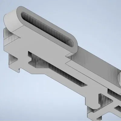 Giá đỡ DIN cho rơ le với thiết kế khe cắm