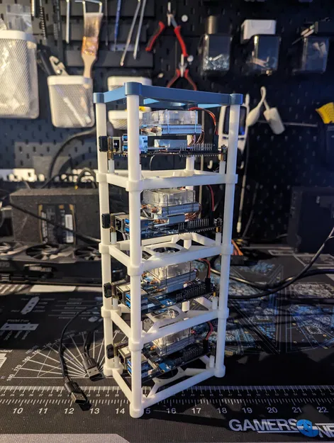 Giá đỡ tháp xếp chồng Orange Pi 5 với quạt làm mát và tản n... - Image 6