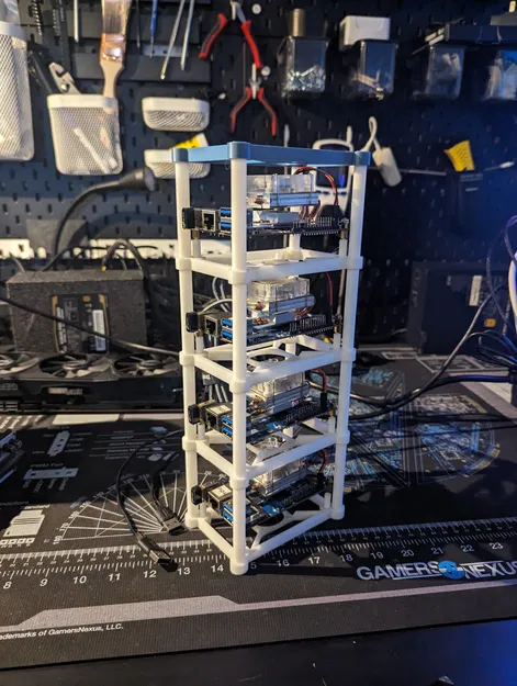 Giá đỡ tháp xếp chồng Orange Pi 5 với quạt làm mát và tản n... - Image 7