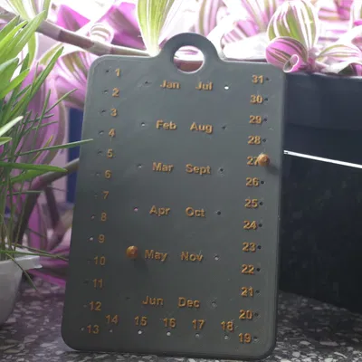 Lịch pin cổ điển dùng để nhắc nhở ngày quan trọng