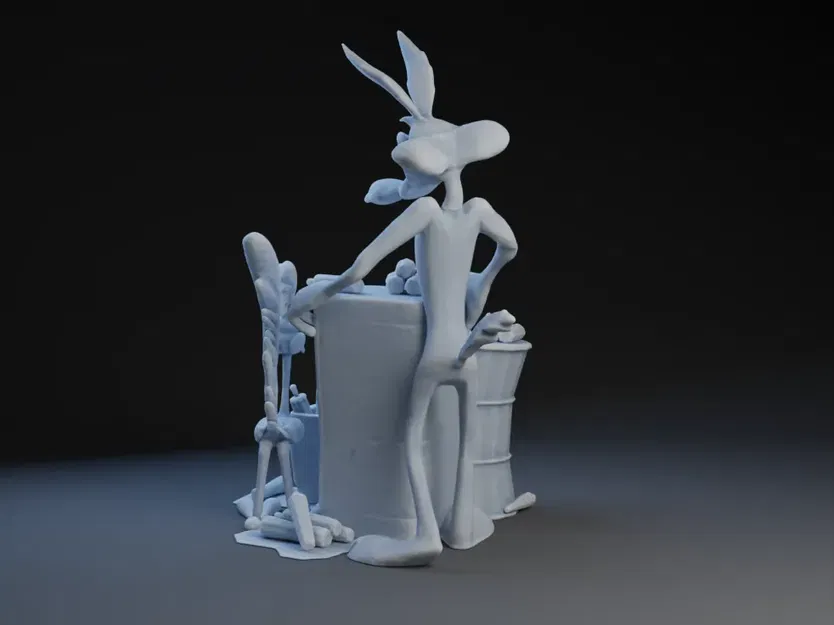 Wile E. Coyote và Road Runner trong phong cách hoạt hình - Image 2