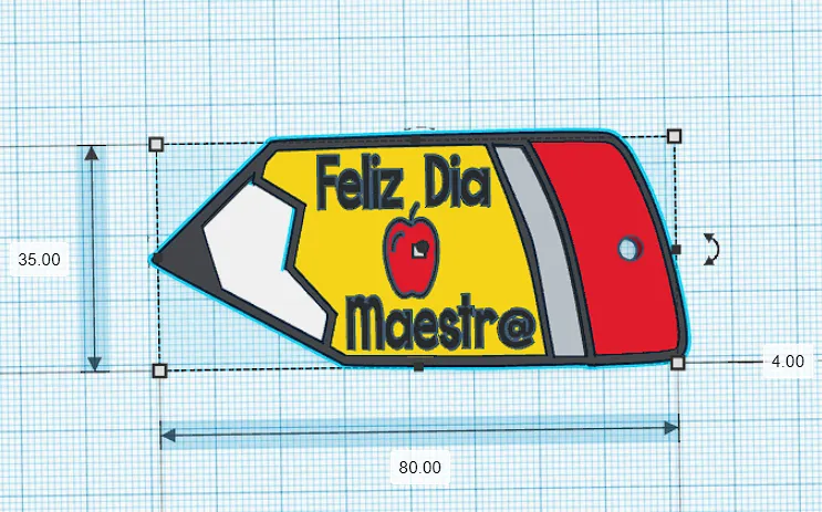 Móc khóa giáo viên với thiết kế thay đổi màu sắc giữa các ... - Image 3