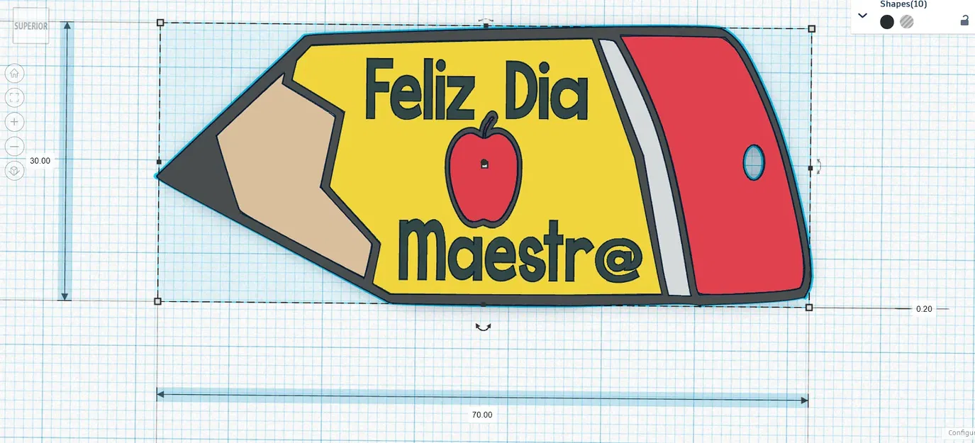 Móc khóa giáo viên với thiết kế thay đổi màu sắc giữa các ... - Image 4