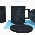 Cốc Zelda với đế lót chi tiết độc đáo - Thumbnail 2