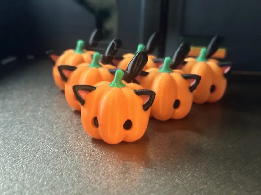 Mô hình mèo bí ngô không cần hỗ trợ in 3D - Image 6